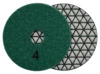 Алмазные гибкие шлифовальные круги JANE Pads 5-STEP №4 D100