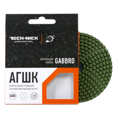 Алмазный Гибкий Шлифовальный Круг TECH-NICK GABBRO D100/№100